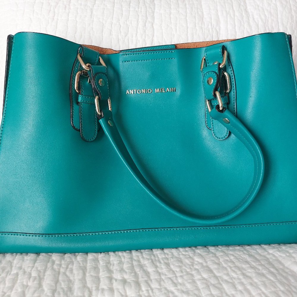 Antonio Melani Large Bag - Blue/Green